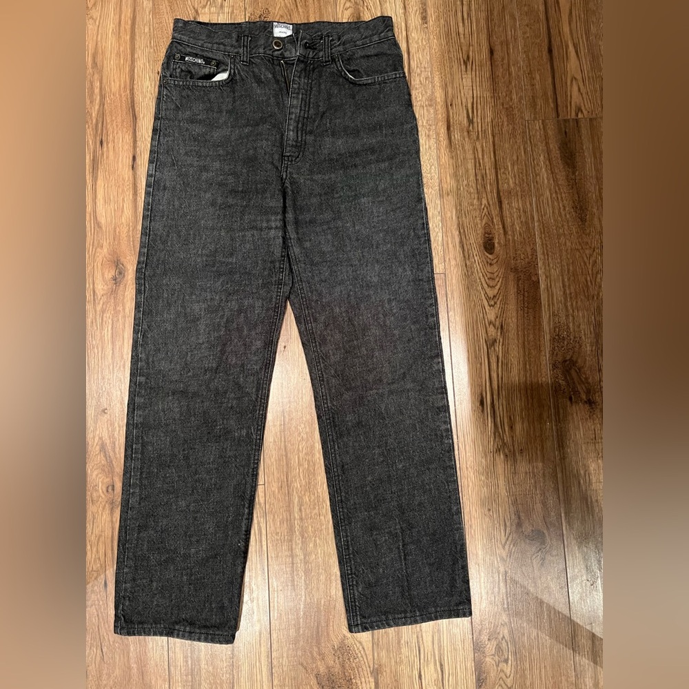 Moschino Dark Gray Straight Jeans